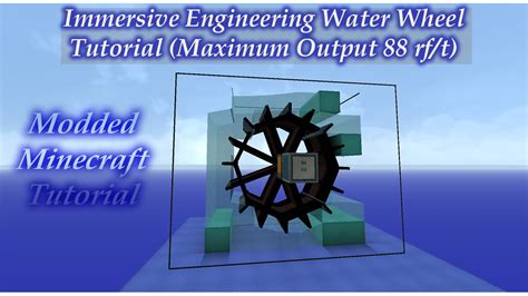 immersive engineering dynamo water mill.